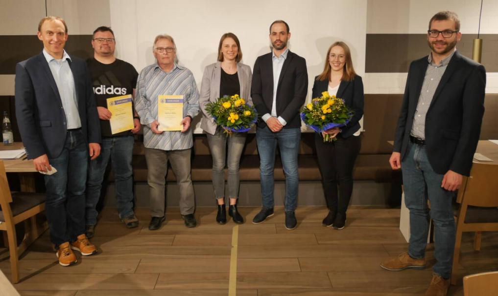 Der TSV Höpfingen ehrte in seiner Jahreshauptversammlung langjährige Vereinsmitglieder. Foto: A. Brosch
