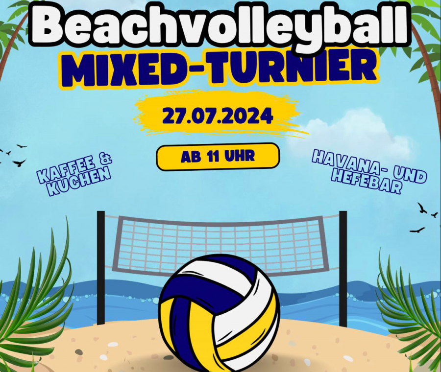 24. Beachvolleyball-Mixed-Turnier