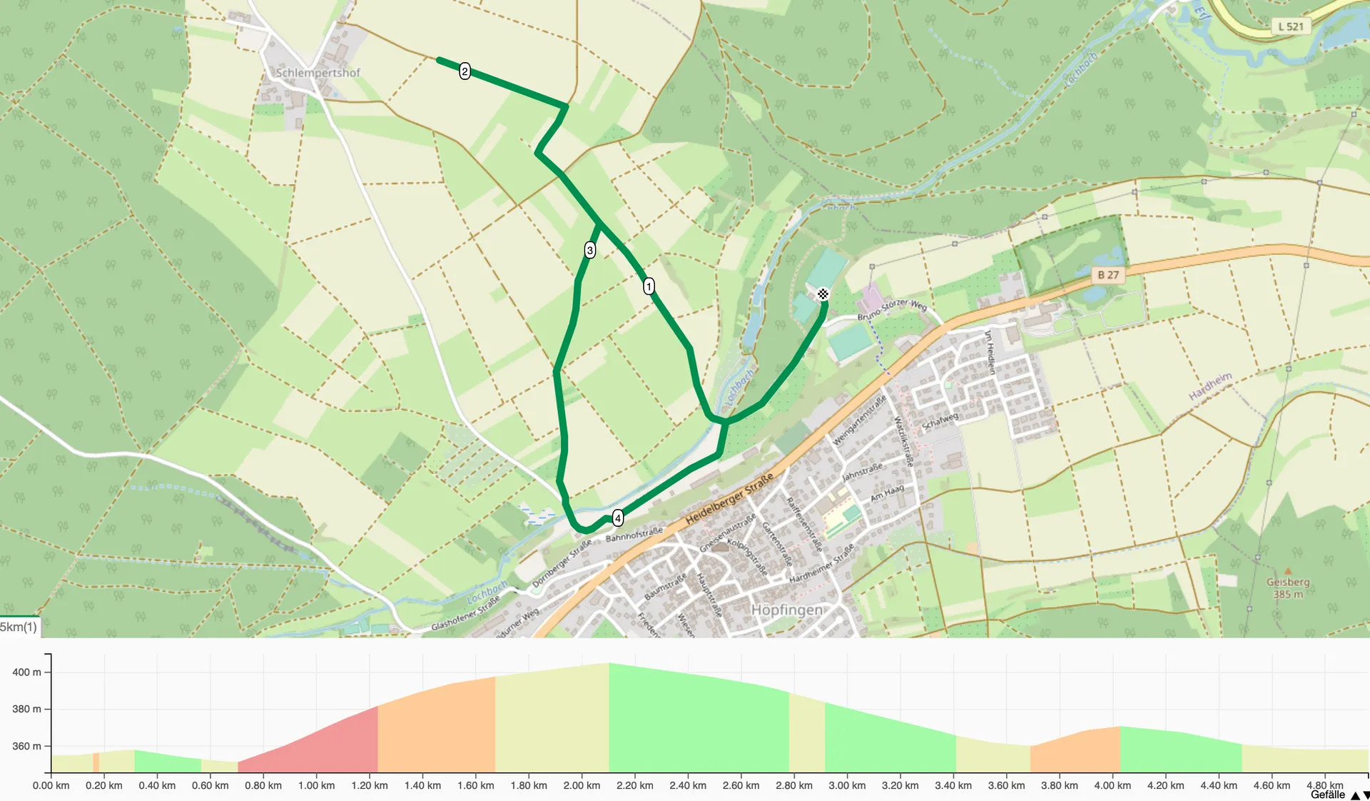 5 km Strecke Image